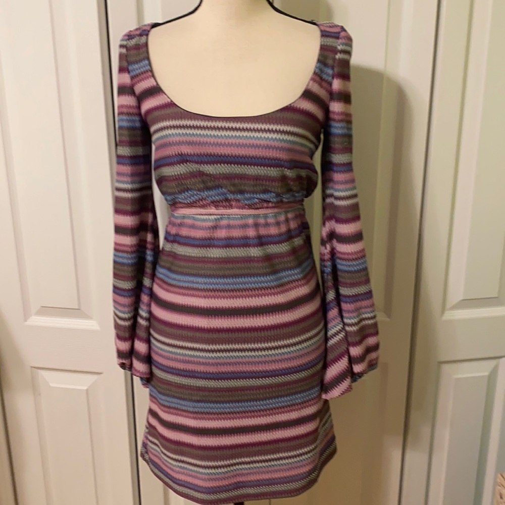 Judith March Berry Zigzag Dress.